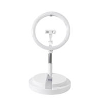 Anneau lumineux LED portable 12 pouces à intensité variable Anneau de selfie universel Lumière de remplissage de maquillage de beauté pliable