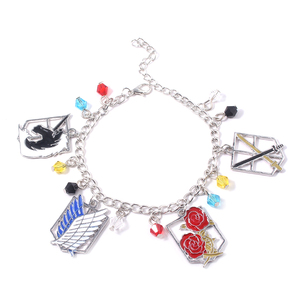 Anime Manga serie Attack on Titan Charm Charms pulsera - Product Image 1