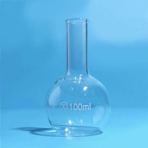 זכוכית בורוסיליקט 3.3 תחתון שטוח רותחים עם צוואר רחב 5 מ "ל-5000 מ" ל - Product Image 4