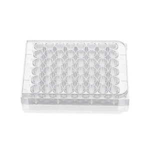 Dapat disesuaikan 6/12/24/48/96 pelat budaya sel kaca sumur dengan bagian bawah datar TC dan tutup didukung OEM - Product Image 3