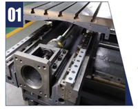 Centre d'usinage vertical CNC 5 axes BT40, machine à fraiser monobloc en métal, VMC 1160, haute qualité, Chine, système Fanuc, automatique, lourd