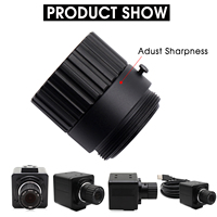 Kamera CCTV Keamanan ELP 4mm Mikro 1080P OV2710 Kamera Web USB 120FPS Kecepatan Tinggi Mini Kamera Web dengan Dudukan Tripod