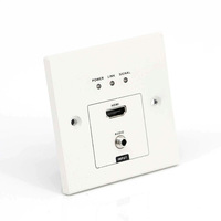 Hardrock HDBT-WALL-HDA-70T-86 Metal Duvar Prizi 86 Tip Verici Alıcı Çift Yönlü Uzun Mesafe HD Sinyalini Destekler 50V
