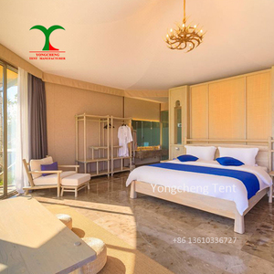<span class=keywords><strong>Hotel</strong></span> de lujo al aire libre Living Resort Custom Homes Wood Canvas Lodge Glamping Hut con baño <span class=keywords><strong>Safari</strong></span> Lodge Carpas - Product Image 2