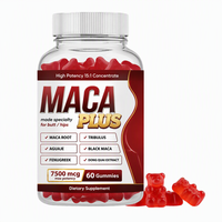 Gummies Maca Plus OEM Marque Privée pour l'Amélioration et l'Augmentation des Fesses et des Hanches chez la Femme avec Tribulus, Aguaje, Fenugrec – 60 Comprimés