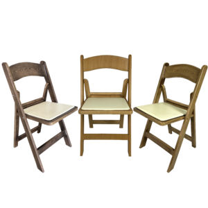 Venta al por mayor jardín madera de nogal grano playa boda evento Fiesta Wimbledon blanco madera resina silla plegable para Decoración - Product Image 2