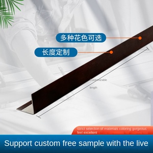Protection d'angle en <span class=keywords><strong>PVC</strong></span> pour panneau mural, bande de bordure en forme de L à angle droit, design moderne minimaliste américain, garantie 3 ans, directement de l'usine - Product Image 4