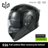 Casque de moto de course pour homme 936 avec double visière, coque tout-terrain pour toutes les saisons, universel pour toutes les conditions