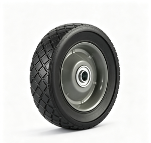 6 inch Solid Rubber Wheel <b>Metal</b> or Plastic Rim 6x1.5 Solid Wheel <b>Caster</b> Replacement Wheel - Product Image 4