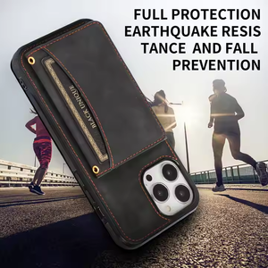เคสโทรศัพท์หนัง PU หรูหราแบบใหม่ พร้อมช่องใส่บัตร สำหรับ 16 Pro 15 Plus 14 13 12 11 7/8P X/Xs เคสป้องกัน - Product Image 4