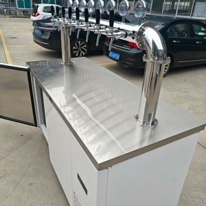Tour de bière en acier inoxydable refroidie par air-Système de kegerator de type D à <span class=keywords><strong>8</strong></span> robinets - Product Image 3