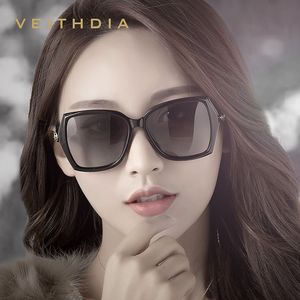 Veithdia – lunettes de soleil polarisées pour femmes, verres UV400 TAC, monture en plastique et métal, mode voyage, protection solaire 3039 - Product Image 2