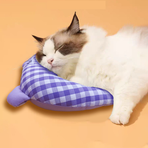 U-förmiges Haustier-Nacken kissen für kleine Hunde und Innen katzen Beruhigende Schlaf verbesserung mit dem Außenbereich Keine Bewertungen - Product Image 3