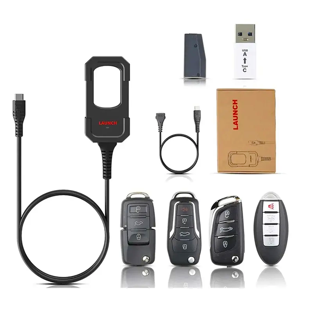 Launch X431 Key Programmer Remote Maker with Super Chip and 4 Sets of Smart Keys for X431 IMMO Elte IMMO Plus