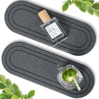 Plateaux de lavabo en terre de diatomée Kieselguhr, sous-verres, plateau à savon de cuisine absorbant l'eau, utilisés pour le savon pour les mains et les plantes