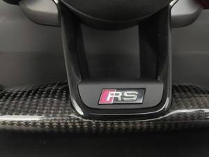 <span class=keywords><strong>Volante</strong></span> de Coche Personalizado de Fibra de Carbono y Cuero Perforado con Costuras Rojas y Botón de Encendido/Apagado para Audi Serie A4/A6/A3/Q/R/S - Product Image 2