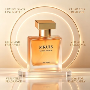 MRUIS Eau de Toilette Parfum Luxueux Longue Durée aux Notes Ambrées Boisées pour Banquets, Rendez-vous Galants et Usage Quotidien 50ml - Product Image 5
