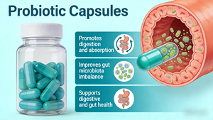 Probiótico + Prebiótico OEM de 50 Mil Millones de UFC, <span class=keywords><strong>14</strong></span> Cepas, 120 Cápsulas Vegetarianas, Suplemento Dietético para la Salud Digestiva en Adultos - Product Image 3
