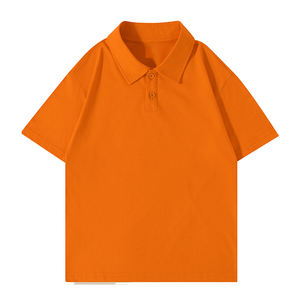 Polo de Manga Corta de Algodón Puro de 200g para Niños, Camiseta de Algodón con Cuello, Logotipo Personalizable - Product Image 5