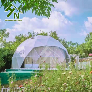 Tentes Dôme de Luxe pour <span class=keywords><strong>Camping</strong></span> Familial 3-4 Personnes, Cottage Préfabriqué pour Hôtel, Vente en Gros Usine 6m 7m - Product Image 4