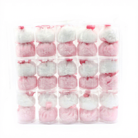 Houppette de Maquillage Professionnelle en Velours, Applicateur de Fond de Teint Doux et Moelleux, Grande Houppette en Coton pour Visage et Corps, Vente en Gros Marque Privée