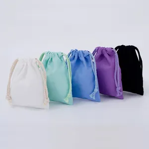 अनुकूलित पर्यावरण अनुकूल कॉस्मेटिक ड्रॉस्ट्रिंग बैग बैग कैनवास कॉटन पाउच प्रचारक उपहार भंडारण ड्रॉस्ट्रिंग बैग