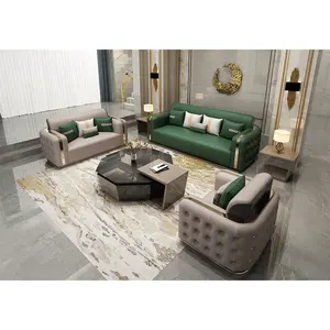 Set di divani di lusso moderno semplice luce di lusso in stile nordico villa soggiorno mobili combinazione divano set