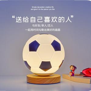 Lámpara de mesita de noche creativa <span class=keywords><strong>para</strong></span> habitación de niños, luz <span class=keywords><strong>para</strong></span> estudiantes, decoración de estudio, lámpara de mesa de fútbol juvenil - Product Image 5