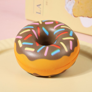 Juguete Antiestrés de PU con Forma de Donut, Pizza Grande de Dibujos Animados, Juguete de Descompresión de Rebote Lento - Product Image 6