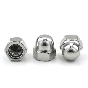 Tuercas hexagonales de acero inoxidable 304 con rosca inversa, tuercas de capuchón hexagonal con rosca izquierda M6 M12 M16 M20 para pernos - Product Image 2