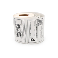 Étiquettes adhésives personnalisées en forme de zèbre, personnalisées, thermique expédition, code à barres, pour emballage en rouleau