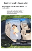 Matelas pneumatique électrique transfrontalier pour voiture, pliable et universel, pour siège arrière de voiture, idéal pour le voyage