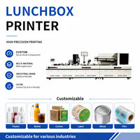 Impresora de Etiquetas UV de Inyección de Tinta para Tapas de Envases de Alimentos y Bandejas para Llevar, Máquina Automática de Alta Velocidad para Imprimir Texto/Código QR Personalizado
