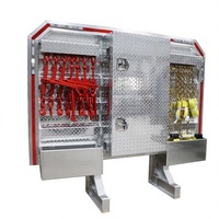 Protector de Cabina para Camión de Plataforma con Caja Central, Almacenamiento de Herramientas, Universal, Resistente
