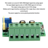 Convertisseur de signal PWM 3,3 V en tension 0-10 V, module numérique-analogique D/A, transformateur inverseur PLC