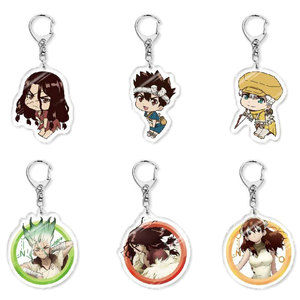30 Estilos de Figuras de Senkuu <span class=keywords><strong>Ishigami</strong></span> en Piedra, Llavero de Acrílico con Personaje de Anime Impreso con UV, Llavero de Plástico, Decoración, Regalo - Product Image 1