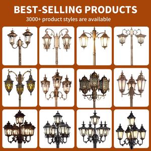 Lampada da giardino esterna retrospettiva <span class=keywords><strong>2</strong></span>/<span class=keywords><strong>2</strong></span>.3/<span class=keywords><strong>2</strong></span>.8m impermeabile luce LED IP65 valutazione per cortile & paesaggio - Product Image 4