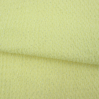 Tissu en polyester 100% froissé à paillettes gaufrées suisses Georgette métallique avec spray à paillettes Polyester pour créateurs de mode de luxe