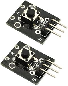 Aismartlink KY-004ปุ่มกด3ขาสำหรับ Raspberry <span class=keywords><strong>Pi</strong></span> เซ็นเซอร์สวิตช์แบบสัมผัส - Product Image 1