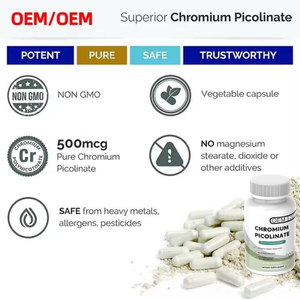 Ome Tự Nhiên Crom <span class=keywords><strong>Picolinate</strong></span> Tinh Khiết Crom <span class=keywords><strong>Picolinate</strong></span> Viên Nang 60 Rau Viên Nang Dành Cho Người Lớn Sử Dụng Sản Phẩm Chăm Sóc Sức Khỏe - Product Image 3