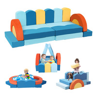 Buntes Würfel-Modulsofa für Kinderspiele - Faltbares Modernes Design Wohnzimmersofa für 4-6 Jahre Alte Kinder - Kreatives Eltern-Kind-Interaktionssofa