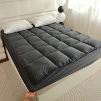 100% Polyester 700GSM Matratzen auflage Schwarz Dunkelgrau Blau Weiß Rock-Tages decken Bettdecken für Twin Full Queen King Größen für zu Hause