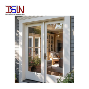 Puerta Principal Pivotante de Aluminio Contemporánea con Vidrio de Seguridad y Diseño Insonorizado para Villas y Casas - Product Image 1