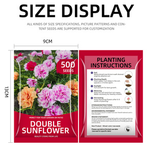 Graines de fleurs et d'herbes pour le jardinage et la floraison, personnalisation transfrontalière, emballage coloré de style international, commerce extérieur - Product Image 4