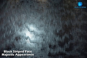 <span class=keywords><strong>Mur</strong></span> d'eau au design majestueux avec taille personnalisée, cascade murale à rayures noires - Product Image 6