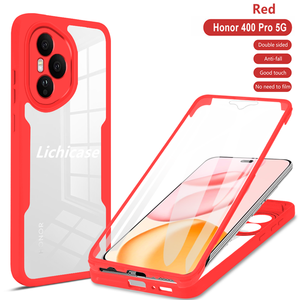 Lichicase, funda protectora de doble capa, diseño transparente, protección de lente, funda de teléfono para Honor X5C X5C Plus Play 10A, carcasa personalizada - Product Image 4