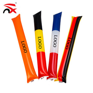 Custom All Country Flags Football Fan Inflatable Sticks Clappers Cheering Sticks for Promotional Party Bang Bang Thunder Stick