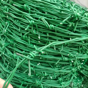 Fil <span class=keywords><strong>barbelé</strong></span> enduit de PVC, bobine de fil de fer en acier inoxydable, matériau durable, différentes tailles disponibles, fabriqué en Chine - Product Image 3