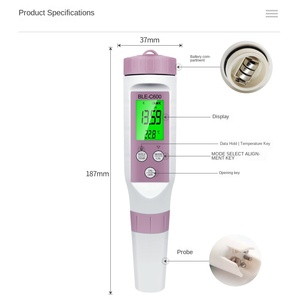 Bluetooth Seven-in-one <strong>Tds</strong> <strong>Water</strong> Quality Detection Pen ph <strong>Meter</strong> EC Conductivity Orp with Temperature Analysis Salinity Specific