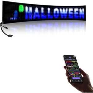 Letrero LED Programable P10 5834x834 con Bluetooth y Aplicación, Pantalla Publicitaria para Interiores, Negocios, Bares y Restaurantes - Product Image 1